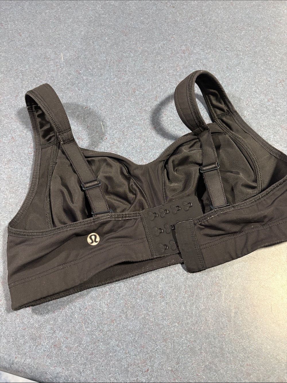 lululemon athletica Black Adjustable Support Sports Bra